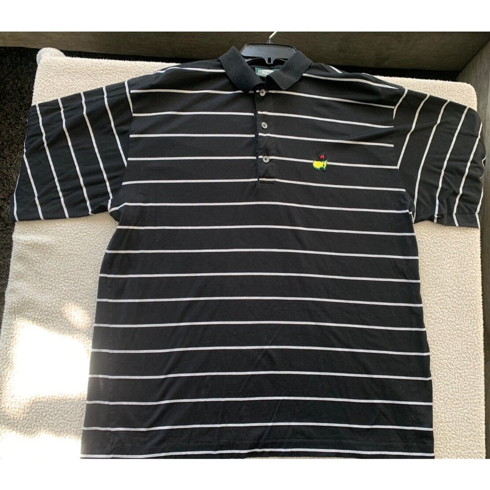 Masters Clubhouse Collection Golf Polo Shirt L Augusta National Made in Italy